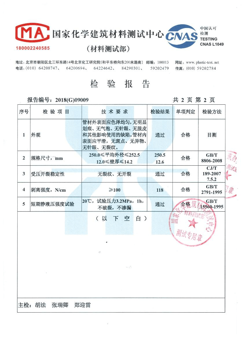 检测报告